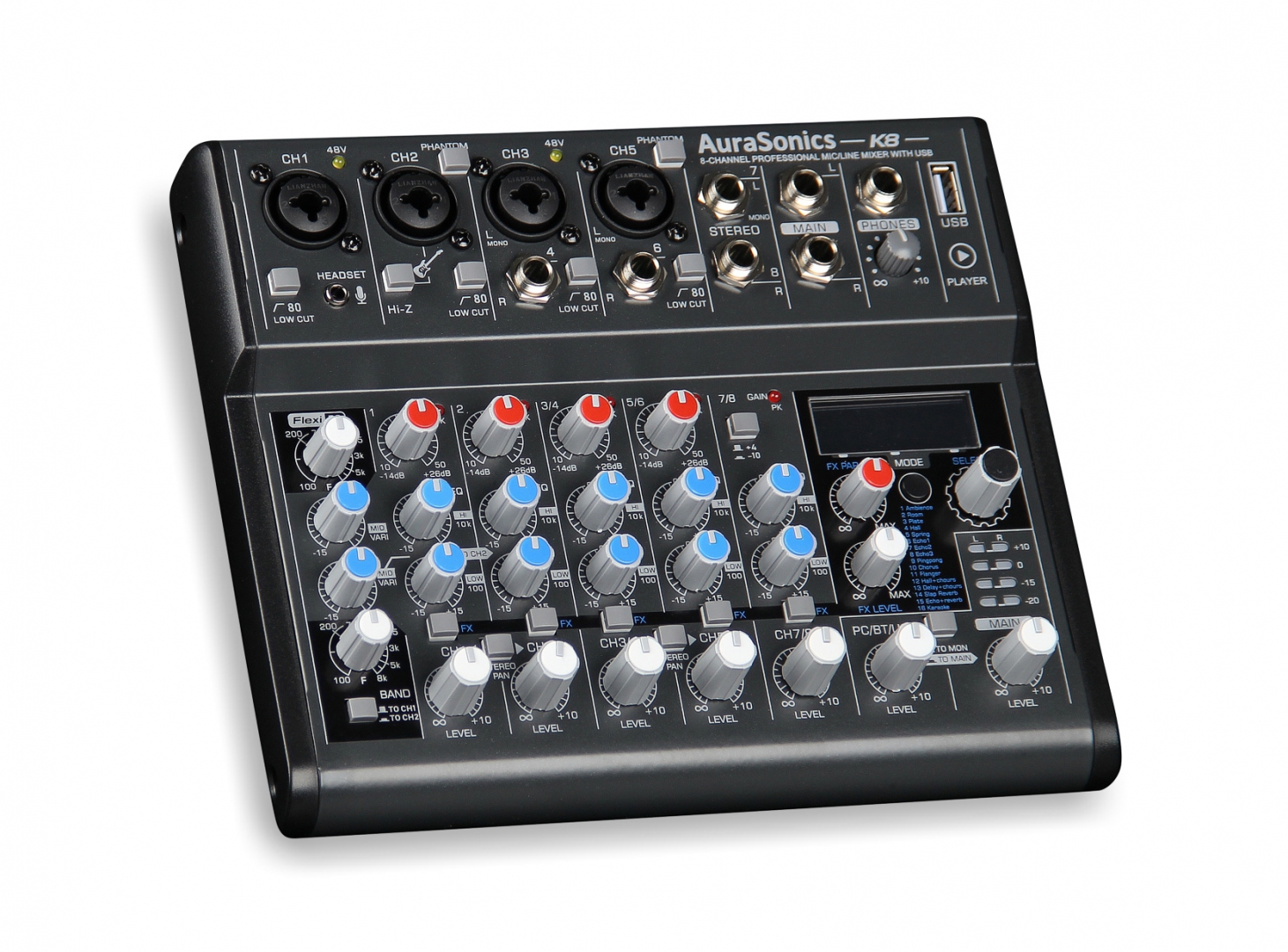 AuraSonics K8 компактный микшерный пульт в Ханты-Мансийске