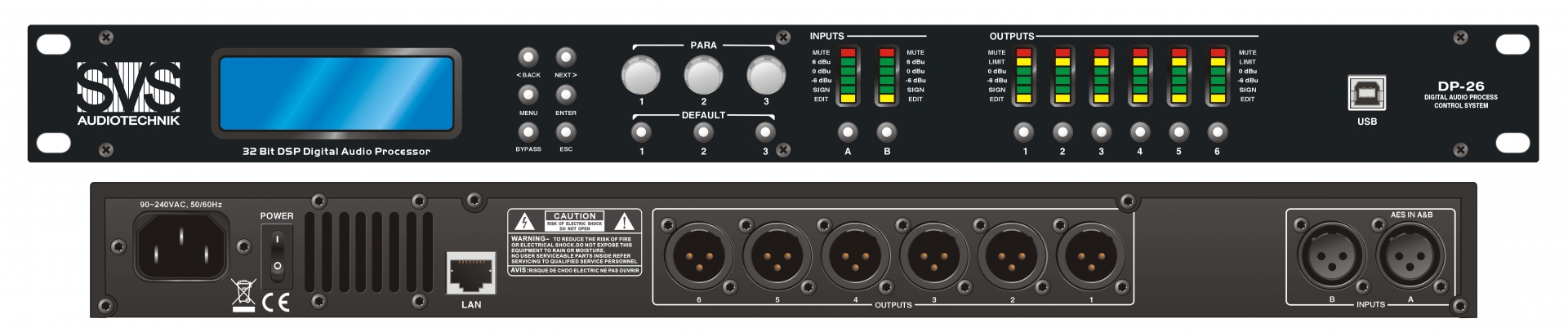 SVS Audiotechnik DP-26 Цифровой процессор: 2 входа 6 выходов в Ханты-Мансийске