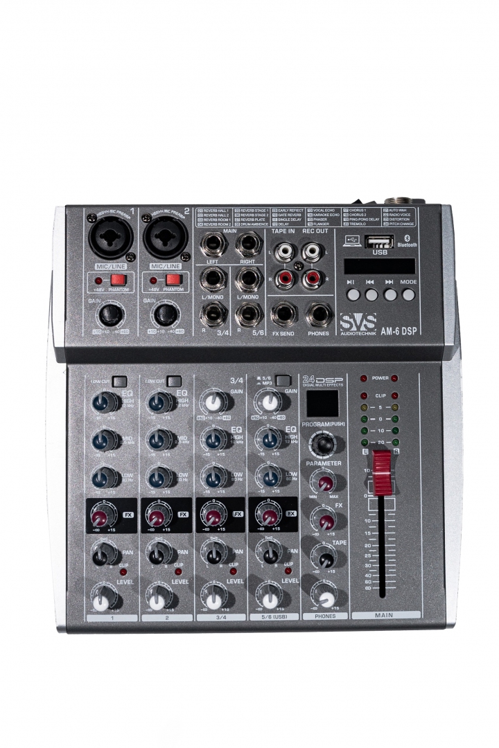 SVS Audiotechnik mixers AM-6 DSP Микшерный пульт аналоговый, 6-канальный SVS Audiotechnik mixers в Ханты-Мансийске