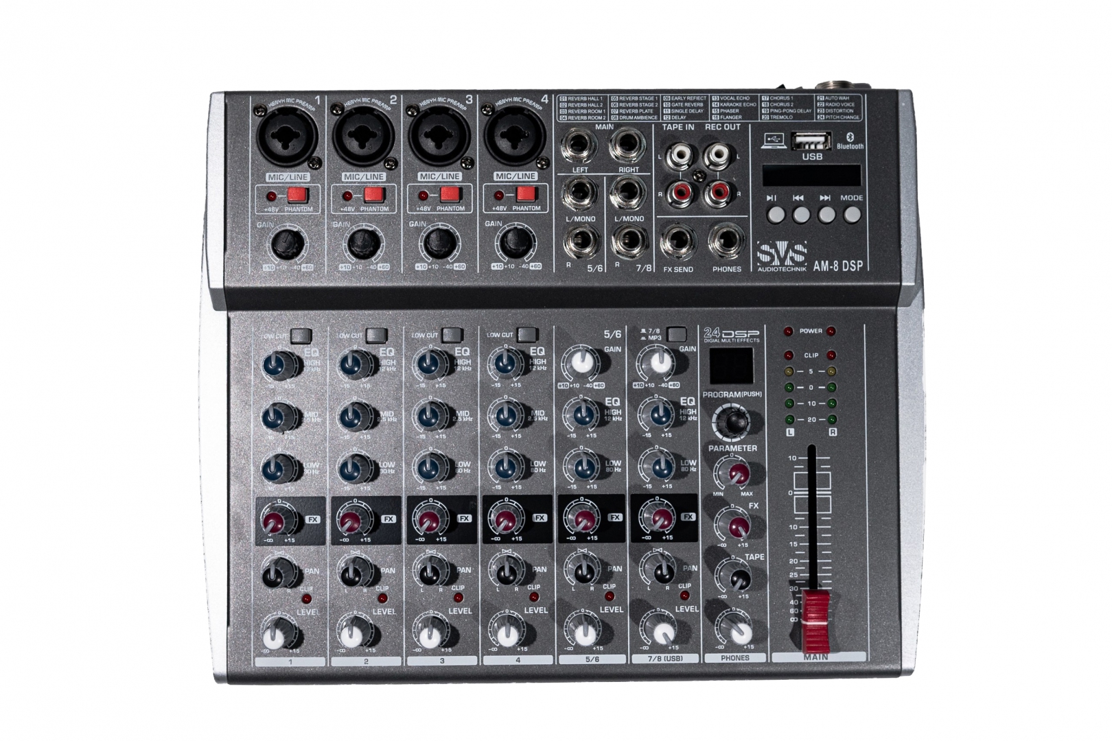 SVS Audiotechnik mixers AM-8 DSP Микшерный пульт аналоговый, 8-канальный в Ханты-Мансийске